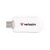 Pen drive 128gb verbatim plectra usb tipo c 3.2 gen1 bianco [30229]