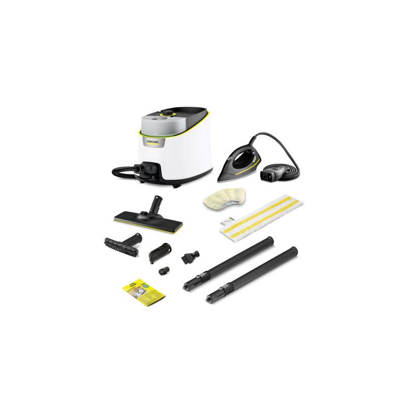 Pulitore a vapore karcher sc 4 deluxe iron 0.5l 4bar 2200w bianco