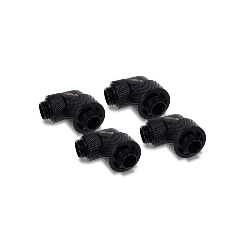 Raccordo a compressione alphacool eiszapfen 16/10mm girevole 90'