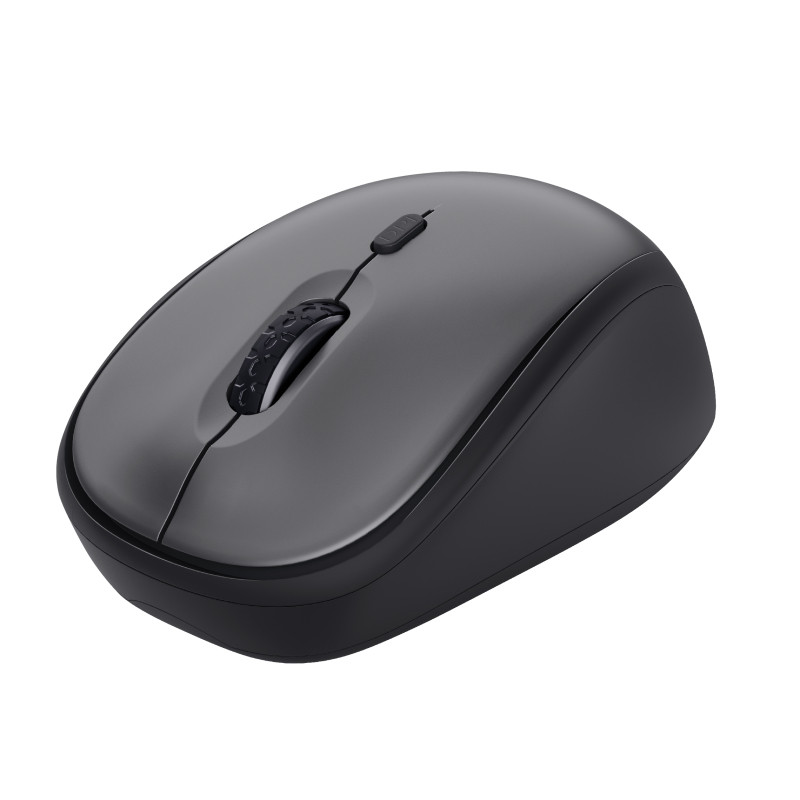 Mouse trust yvi+ mano destra ottico wireless 1600dpi nero [24549]
