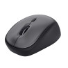 Mouse trust yvi+ mano destra ottico wireless 1600dpi nero [24549]