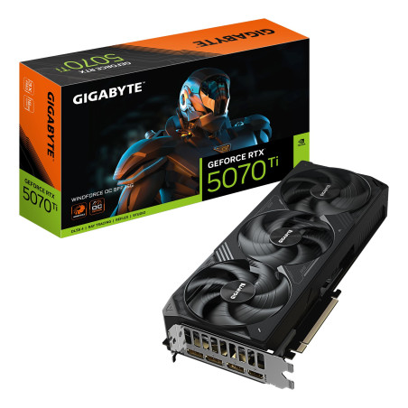 Scheda video nvidia gigabyte geforce rtx 5070 ti windforce oc sff