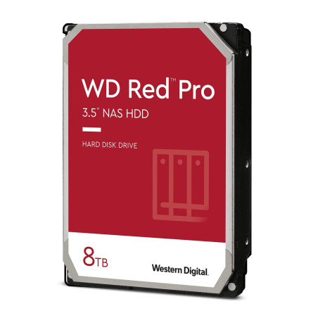 Hard disk 3,5 8tb western digital red pro sata 6g 7.200 u/min