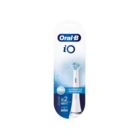 Testine per spazzolino oral-b io ultimate cleaning bianco 2pz