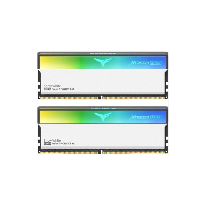 Ram dimm ddr5 32gb team group 8000mhz 2x 16 gb dual-kit bianco