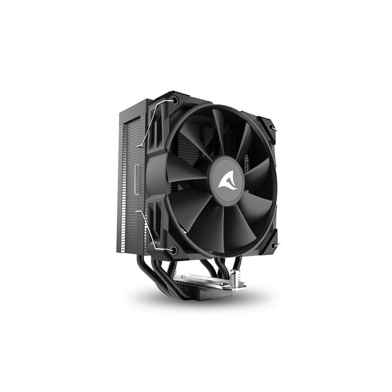 Dissipatore cpu a ventola sharkoon a40 120mm nero [4044951041985]