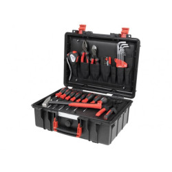 Set di utensili wiha basic l mechanic con valigetta nero/rosso 38pz
