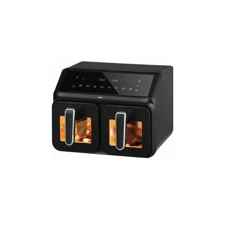 Friggitrice ad aria doppia eldom 8l 2200w display led [fr210 dual