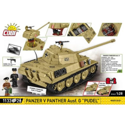 Modellino cobi panzer v panther ausf.g "pudel" 1133 [wpcbks0ci026554]