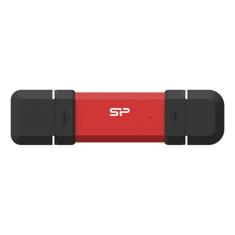 Pen drive 500gb silicon power ds72 usb type-a / usb type-c