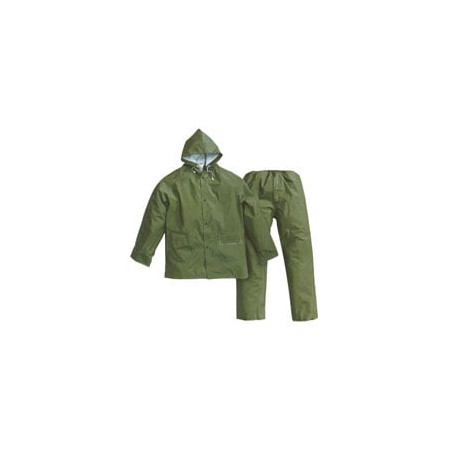 Impermeabile giacca+pantaloni verde xxl [neri ]