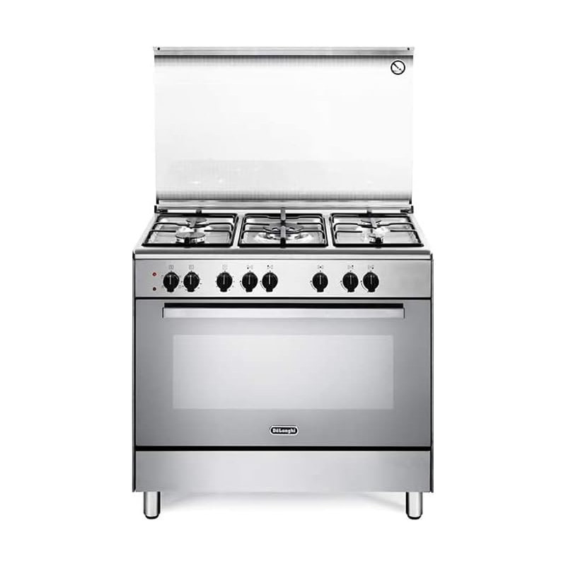 Cucina a gas de'longhi demx96sg libera installazione 60cm 5 fuochi