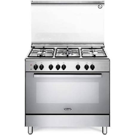 Cucina a gas de'longhi demx96sg libera installazione 60cm 5 fuochi