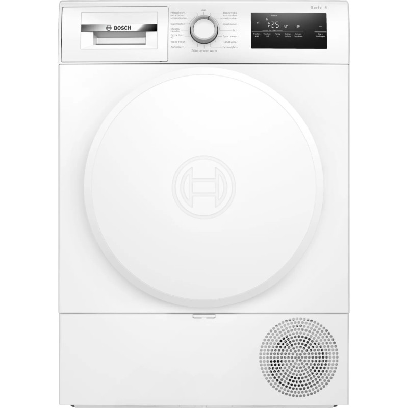 Asciugatrice bosch wth83v04 serie 4 8kg a++ bianco [wth83v04]