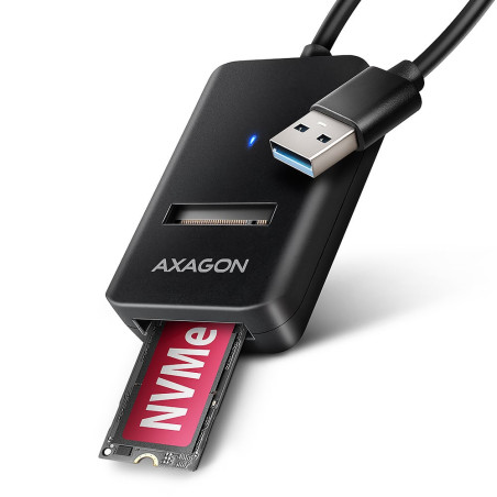 Adattatore usb axagon adm2-am con cavo usb tipo a nero [aiaxnoadm2am001]