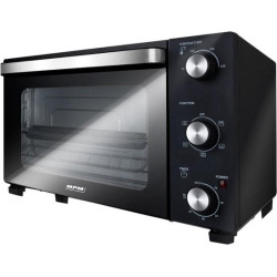 Forno elettrico mpm mpe-14/t a convenzione 22l 1300w nero [mpe-14/t]