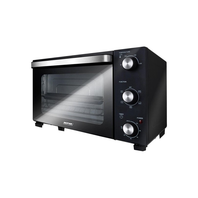 Forno elettrico mpm mpe-14/t a convenzione 22l 1300w nero [mpe-14/t]
