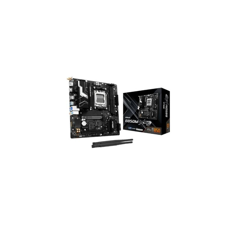 Scheda madre amd asrock b850m-x r2.0 am5 atx 2x ddr5 [90-mxbsh0-a0uayz]