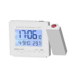 Sveglia lowell jd9717b bianco [jd9717b]