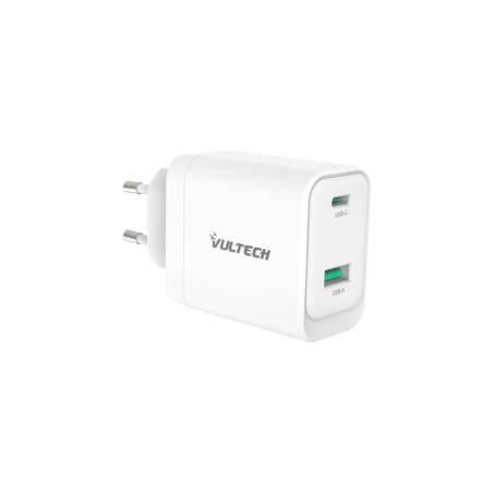 Alimentatore da rete vultech cc45-1c1a usb-c + usb gan 45w
