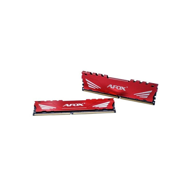 Ram dimm ddr4 2x16gb afox gaming xmp2 3200mhz cl16 1.35v rosso [afld432ph1cad]
