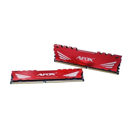 Ram dimm ddr4 2x16gb afox gaming xmp2 3200mhz cl16 1.35v rosso [afld432ph1cad]