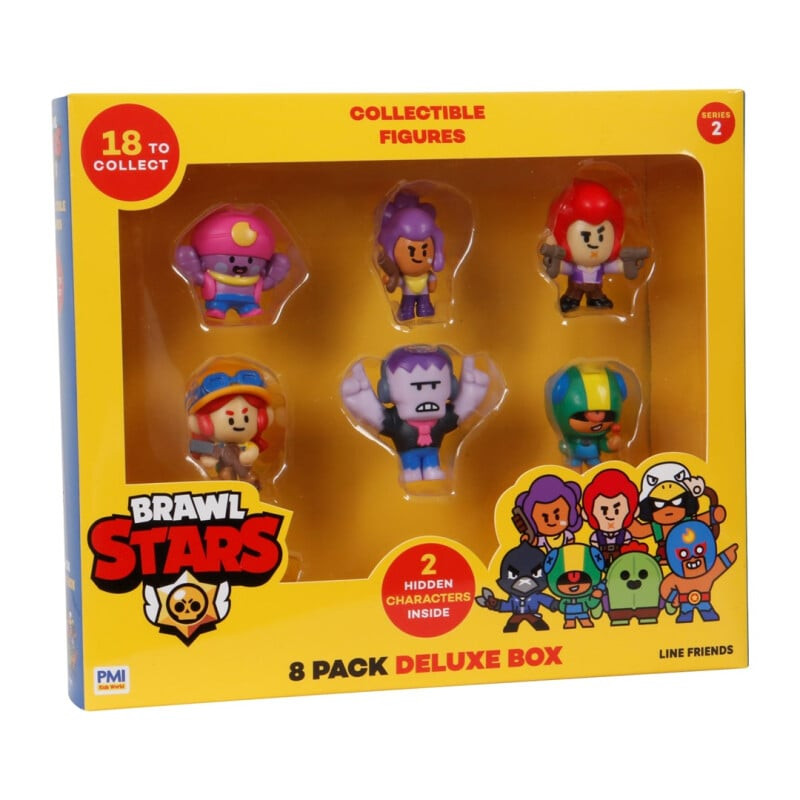Set figurine p.m.i. kids world brawl stars s2 in una scatola deluxe