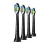 Testine spazzolino philips philips sonicare optimal nero 4pz [hx6064/88]