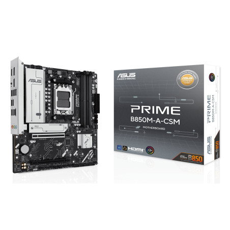 Scheda madre amd asus prime b850m a csm am5 atx 4x ddr5 grigio [90mb1lq0-m0eayc]