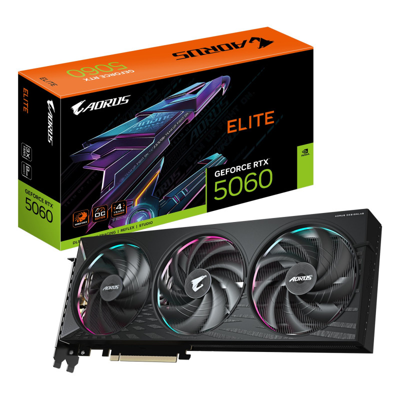 Scheda video nvidia gigabyte geforce rtx 5060 8gb gddr7 128bit nero