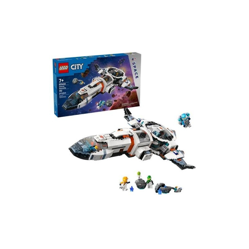 Gioco da costruzione lego city astronave galattica modulare multicolore