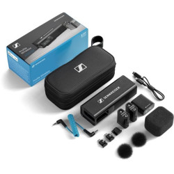 Sistema microfonico sennheiser profile wireless a 2 canali set nero