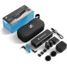 Sistema microfonico sennheiser profile wireless a 2 canali set nero