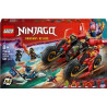 Set di costruzione lego ninjago 71844 veicolo da combattimento ninja