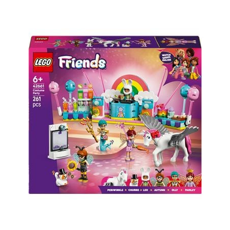Set di costruzione lego friends 42661 festa in costume con unicorno