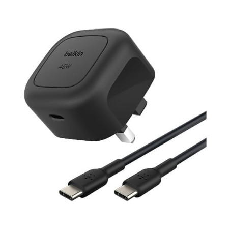Caricabatterie da muro belkin boost charge adatattore + cavo usb-c