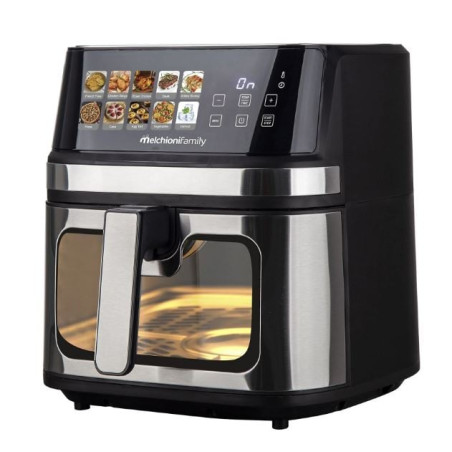 Friggitrice ad aria melchioni 118340044 gaia plus 8l 2200w nero