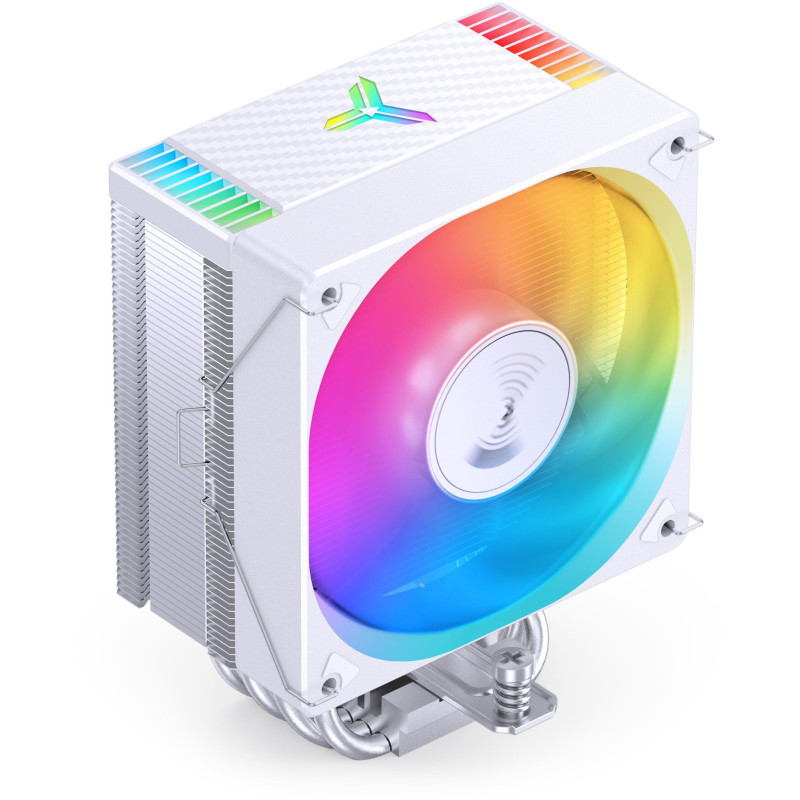 Dissipatore cpu a ventola jonsbo cr-1000max argb 120mm bianco
