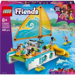 Set di costruzione lego friends 42664 avventura in barca da viaggio