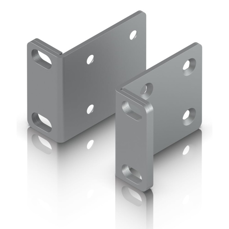 Kit di montaggio ubiquiti rack ear 1u grigio [uacc-rack-ear-1u]