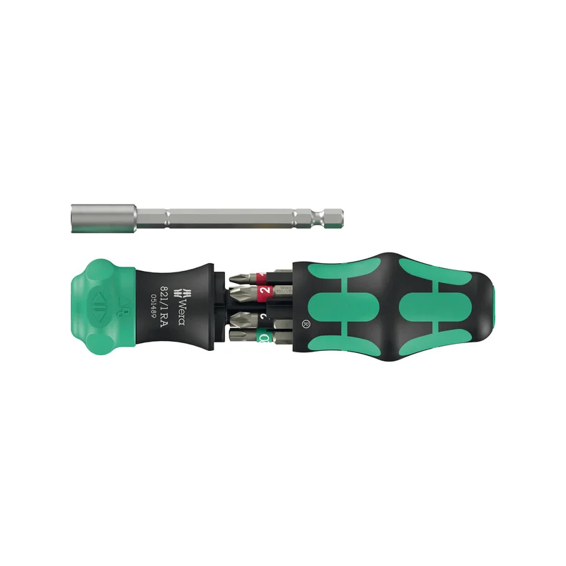 Kit inserti di avvitamento wera kraftform kompakt 28 ra nero/verde