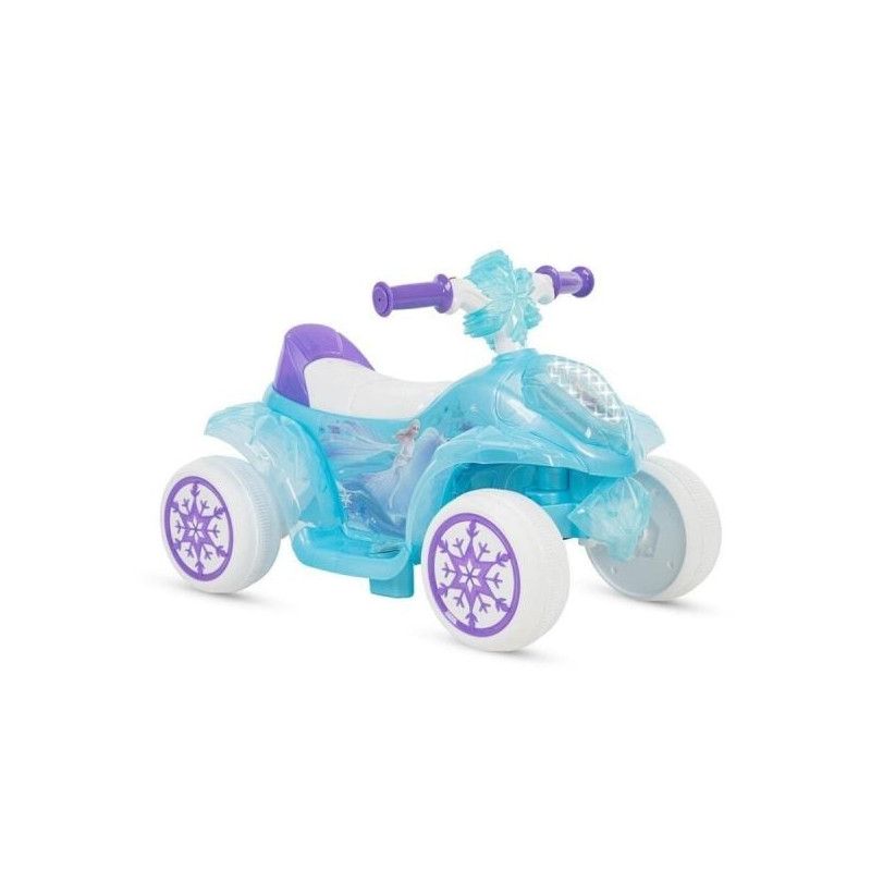 Moto elettrica cavalcabile huffy quad frozen bubble 7.2v max 20kg