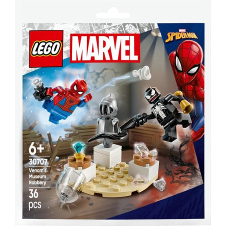 Set di costruzione lego marvel 30707 la rapina al museo di venom