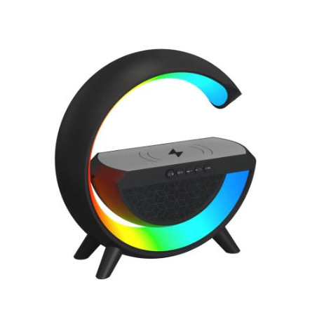 Lampada da scrivania activjet led solo musicale rgb 3.5w nero [aje-solo