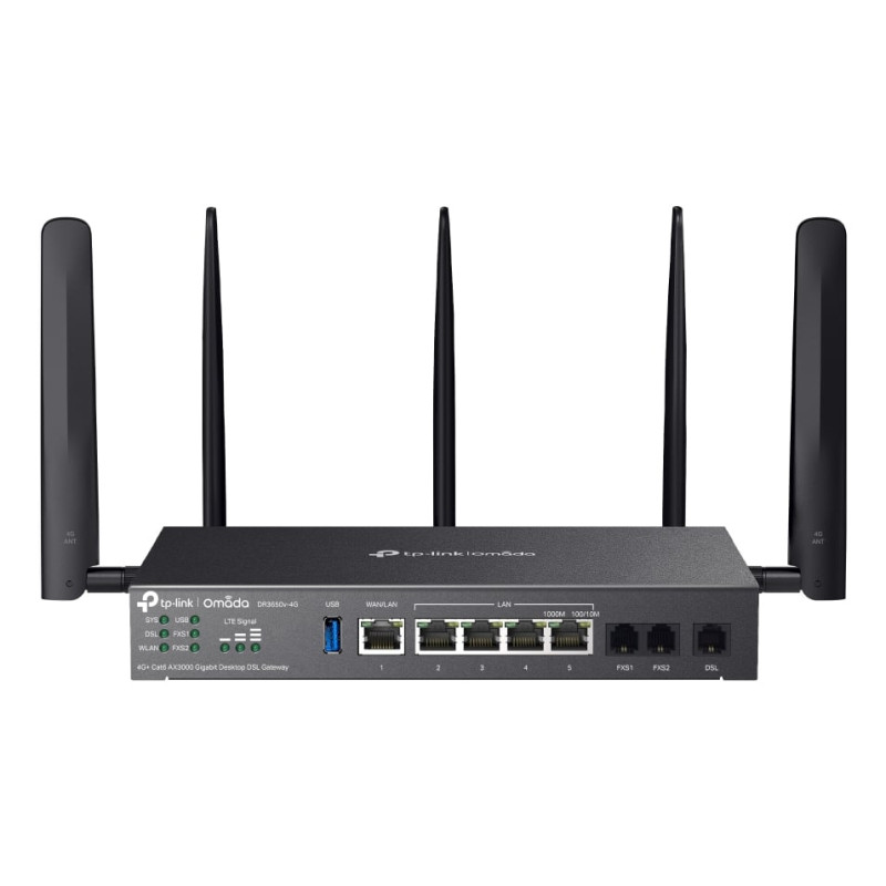 Router tp-link omada dr3650v-4g 4g/wifi/lte nero [dr3650v-4g]
