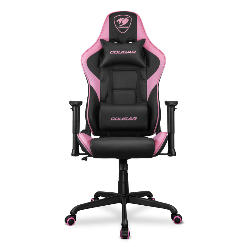 Sedia gaming cougar armor elite eva max 120kg nero/rosa [cgr-eli-pnb]
