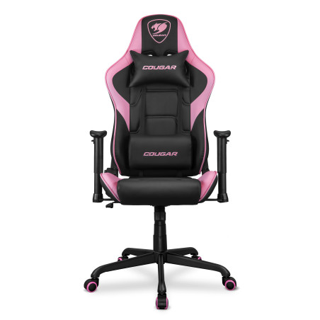Sedia gaming cougar armor elite eva max 120kg nero/rosa [cgr-eli-pnb]