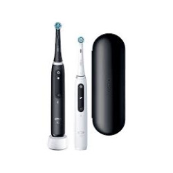 Spazzolino elettrico oral-b io serie 5 duo nero/bianco [5]
