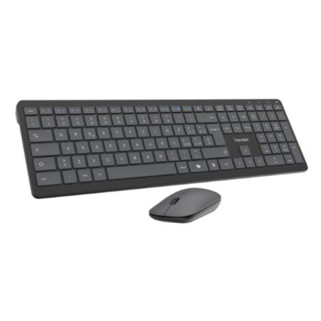 Tastiera vultech con mouse nero [km-851w]