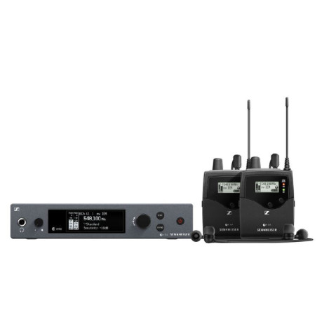 Sistema microfonico sennheiser wireless [ew iem g4-twin-a1]
